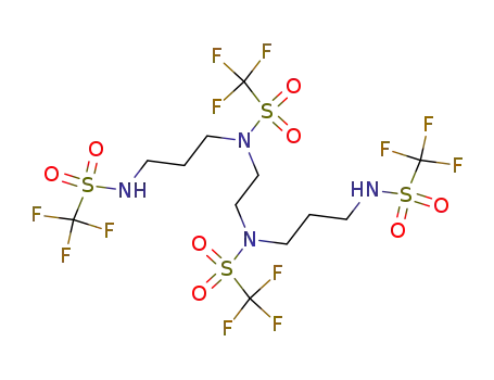 C,C,C-Trifluoro-N-(3-trifluoromethanesulfonylamino-propyl)-N-{2-[trifluoromethanesulfonyl-(3-trifluoromethanesulfonylamino-propyl)-amino]-ethyl}-methanesulfonamide