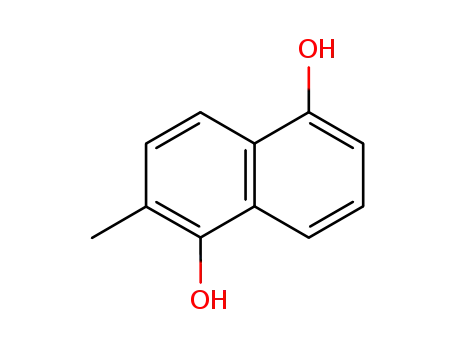 Molecular Structure of 79786-99-5 (1,5-Naphthalenediol, 2-methyl-)