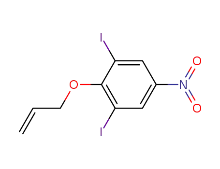 2,6-diiodo-4-nitro-(2-allyl)-oxybenzene