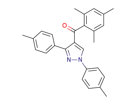 (1,3-Di-p-tolyl-1H-pyrazol-4-yl)-(2,4,6-trimethyl-phenyl)-methanone