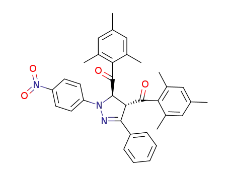 [(3R,4S)-2-(4-Nitro-phenyl)-5-phenyl-4-(2,4,6-trimethyl-benzoyl)-3,4-dihydro-2H-pyrazol-3-yl]-(2,4,6-trimethyl-phenyl)-methanone