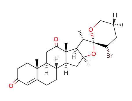 (23Ξ,25R)-23-bromo-spirost-4-ene-3,12-dione