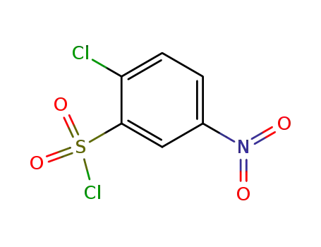 Molecular Structure of 4533-95-3 (2-Chloro-5-nitro-benzenesulfonyl chloride)