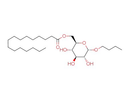 butyl 6-O-palmitoyl-α-D-glucopyranoside