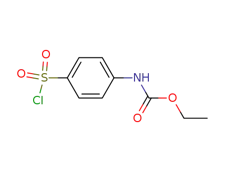 Molecular Structure of 21208-62-8 (ethyl [4-(chlorosulfonyl)phenyl]carbamate)