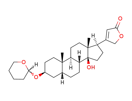 14-hydroxy-3β-tetrahydropyranyloxy-5β-card-20(22)-enolide