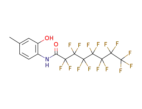 2,2,3,3,4,4,5,5,6,6,7,7,8,8,8-Pentadecafluoro-octanoic acid (2-hydroxy-4-methyl-phenyl)-amide