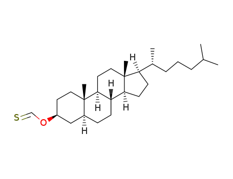 O-cholestanyl thionoformate