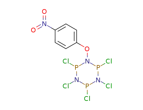 1,2,3,4,6-Pentachloro-5-(4-nitro-phenoxy)-[1,3,5,2,4,6]triazatriphosphinane