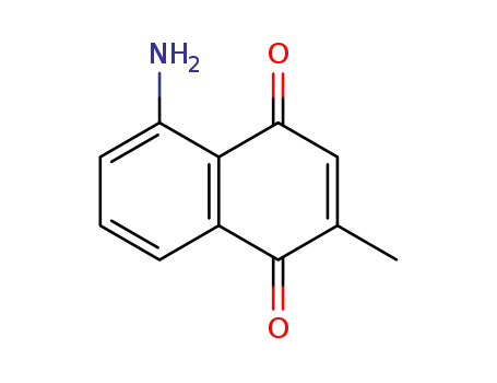 Molecular Structure of 116415-35-1 (1,4-Naphthalenedione, 5-amino-2-methyl-)