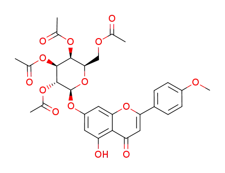 5-hydroxy-4'-methoxyflavone 7-O-β-D-galactopyranoside tetraacetate