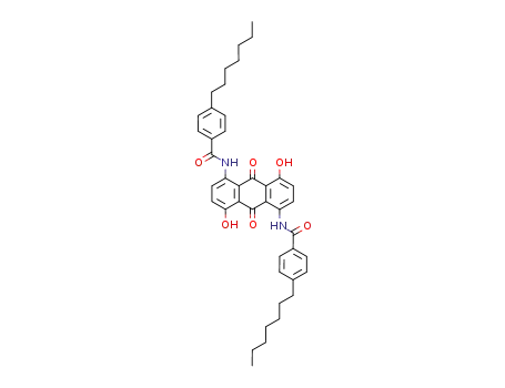 1,5-bis-(4-n-heptylbenzoylamino)-4,8-dihydroxy-anthraquinone