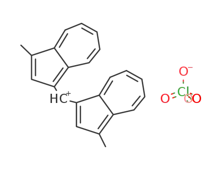 1-methyl-3-(3-methylazulen-1-yl)azulenium perchlorate