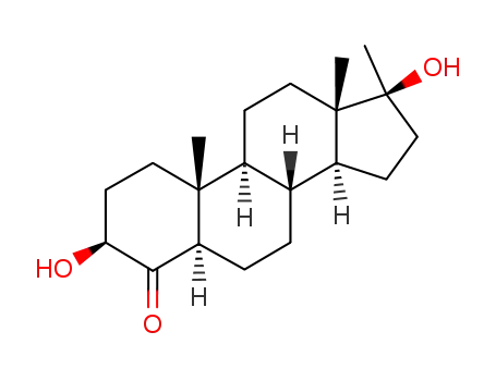 3β,17β-Dihydroxy-17α-methyl-5α-androstanon-(4)