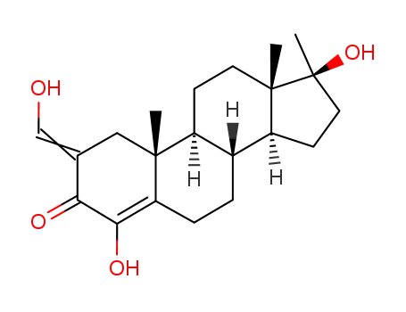 4-Hydroxy-17α-methyl-2-hydroxymethylen-testosteron