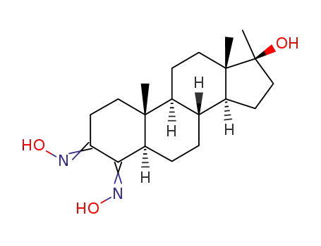 4-Hydroxy-17α-methyl-testosteron-dioxim-3,4