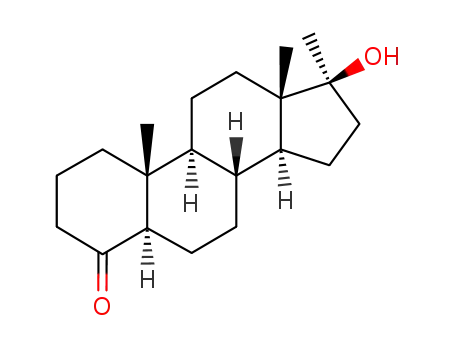 17β-dihydroxy-17α-methyl-5α-androstan-4-one