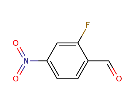 Molecular Structure of 157701-72-9 (2-Fluoro-4-nitrobenzaldehyde)