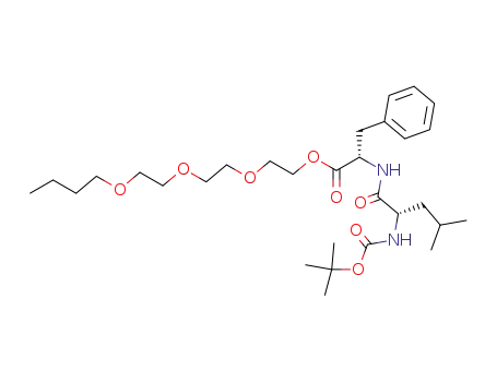 (S)-2-((S)-2-tert-Butoxycarbonylamino-4-methyl-pentanoylamino)-3-phenyl-propionic acid 2-[2-(2-butoxy-ethoxy)-ethoxy]-ethyl ester
