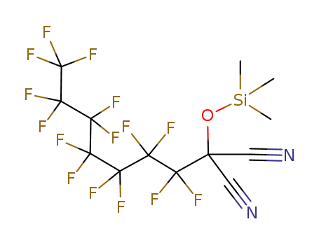 2-Pentadecafluoroheptyl-2-trimethylsilanyloxy-malononitrile