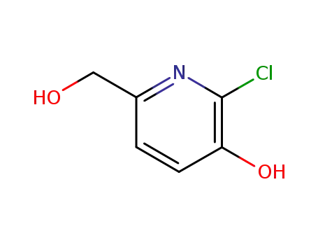 Molecular Structure of 208519-41-9 (2-Chloro-6-hydroxymethyl-pyridin-3-ol)