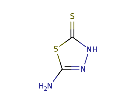 2349-67-9,5-Amino-1,3,4-thiadiazole-2-thiol,1,3,4-Thiadiazole-2-thiol,5-amino- (6CI,8CI);2-Amino-1,3,4-thiadiazole-5-mercaptan;2-Amino-5-mercapto-1,3,4-thiadiazole;2-Amino-5-mercaptothiadiazole;2-Mercapto-5-amino-1,3,4-thiadiazole;2-Thiol-5-amino-1,3,4-thiadiazole;5-Amino-1,3,4-thiadiazole-2-thiol;5-Amino-1,3,4-thiadiazoline-2-thione;5-Amino-1,3,4-thidiazole-2-thiol;5-Amino-3H-1,3,4-thiadiazole-2-thione;5-Thio-2-amino-[1,3,4]thiadiazole;ATT;NSC 209061;NSC 21402;WR 180;