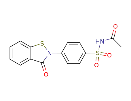 N-Acetyl-4-(3-oxo-3h-benzo[d]isothiazol-2-yl)-benzenesulfonamide