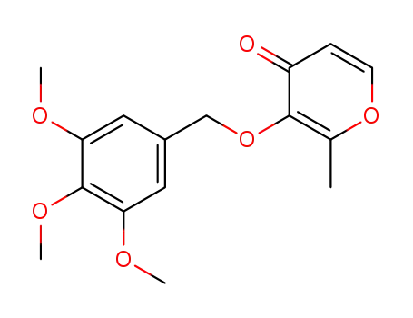 2-methyl-3-(3,4,5-trimethoxy-benzyloxy)-pyran-4-one