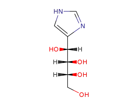 Molecular Structure of 2644-71-5 (4-ARABOTETRAHYDROXYBUTYLIMIDAZOLE)