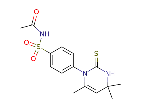 4-(1,2,3,4-tetrahydro-4,4,6-trimethyl-2-thioxo-1-pyrimidinyl)-N-acetyl-benzenesulfonamide