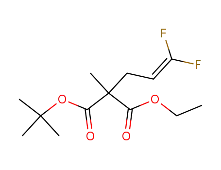 tert-butyl ethyl 2-(3,3-difluoroprop-2-enyl)isobutan-1,3-dioate