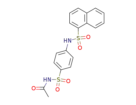 4-(1-naphthalenesulfonamido)-sulfacetamide
