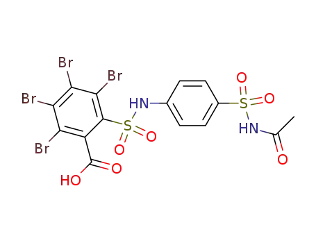 4-(2-carboxytetrabromophenylsulfonamido)-sulfacetamide