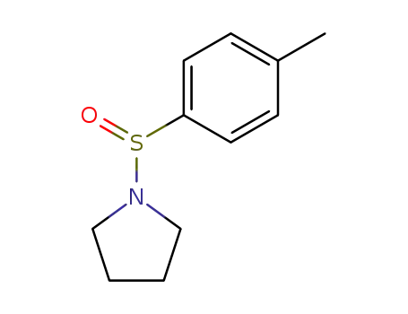 Molecular Structure of 57671-12-2 (Pyrrolidine, 1-[(4-methylphenyl)sulfinyl]-)
