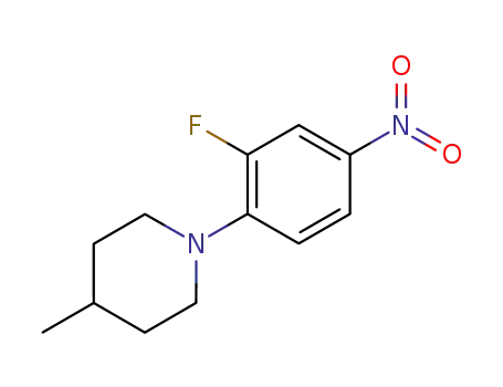 3-fluoro-4-(4-methyl-1-piperidinyl)nitrobenzene