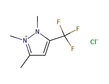 1,2,5-trimethyl-3-trifluoromethyl-2H-pyrazol-1-ium; chloride