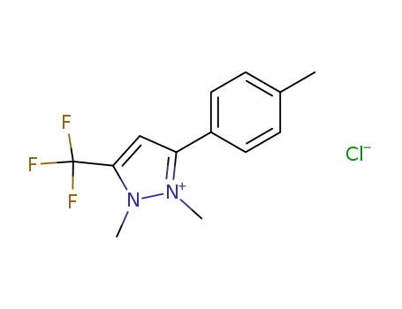 1,2-dimethyl-5-p-tolyl-3-trifluoromethyl-2H-pyrazol-1-ium; chloride