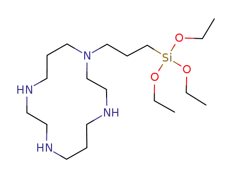 1-[(3-triethoxysilyl)propyl]-1,4,8-11-tetraazacyclotetradecane