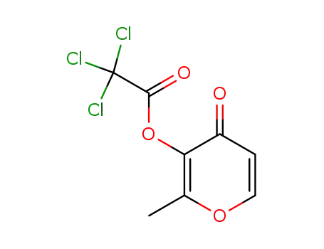 trichloro-acetic acid 2-methyl-4-oxo-4H-pyran-3-yl ester