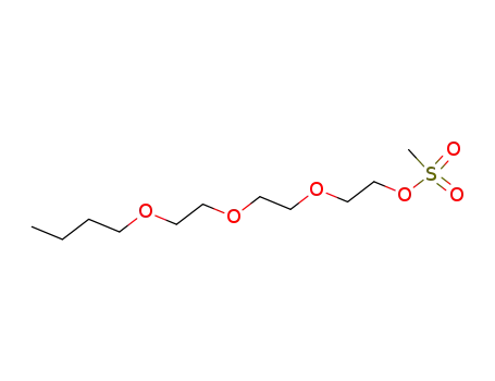Molecular Structure of 686289-90-7 (Ethanol, 2-[2-(2-butoxyethoxy)ethoxy]-, methanesulfonate)