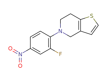 5-(2-fluoro-4-nitrophenyl)-4,5,6,7-tetrahydro-thieno[3,2-c]pyridine