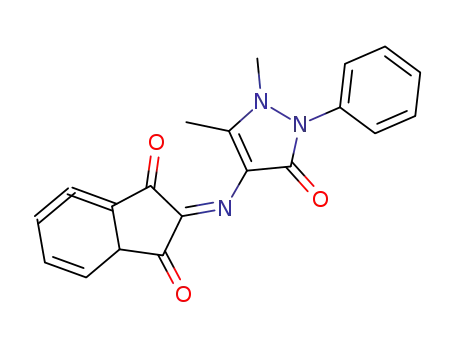 2-(2,3-dihydro-1,5-dimethyl-3-oxo-2-phenyl-1H-pyrazol-4-ylimino)-2H-indene-1,3-dione