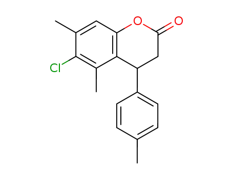 6-chloro-5,7-dimethyl-4-(p-tolyl)-3,4-dihydrochromen-2-one