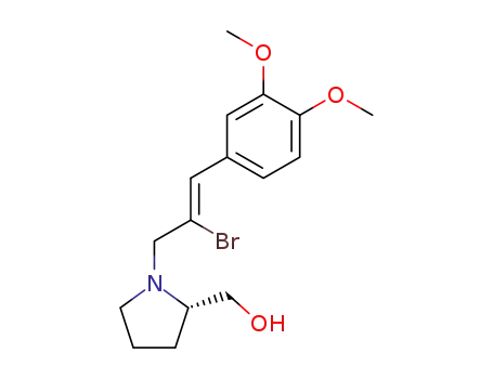 {(S)-1-[(Z)-2'-bromo-3'-(3'',4''-dimethoxyphenyl)prop-2'-enyl]pyrrolidin-2-yl}methanol