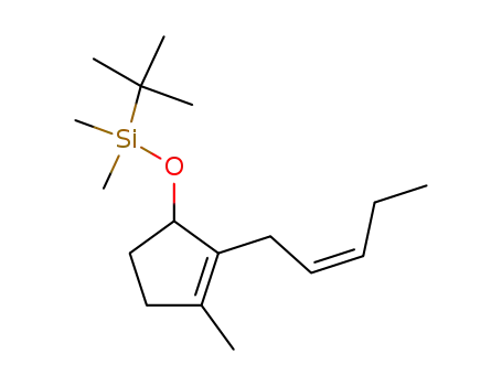 tert-butyl-dimethyl-(3-methyl-2-pent-2-enyl-cyclopent-2-enyloxy)-silane
