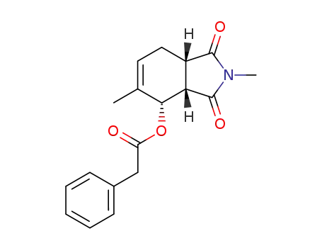 2,3,3a,4,7,7a-hexahydro-2,6-dimethyl-1,3-dioxo-1H-isoindol-7-yl 2-phenylacetate