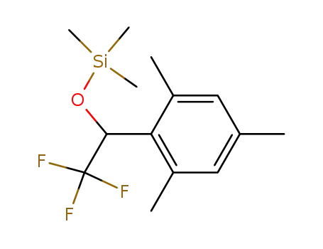 trimethyl(2,2,2-trifluoro-1-mesitylethoxy)silane