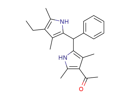 1-(5-((4-ethyl-3,5-dimethyl-1H-pyrrol-2-yl)(phenyl)methyl)-2,4-dimethyl-1H-pyrrol-3-yl)ethanone
