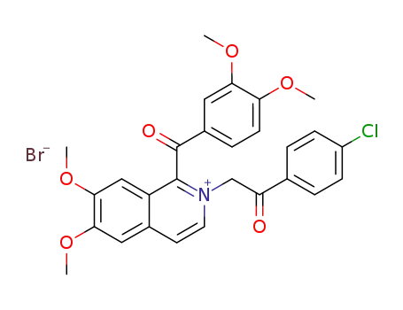 p-chlorophenacylpapaveraldinium bromide