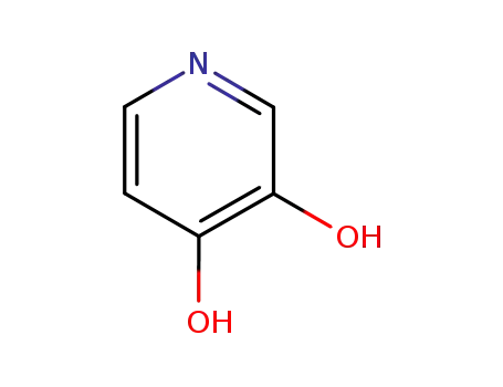 Molecular Structure of 10182-48-6 (3,4-Dihydroxypyridine)